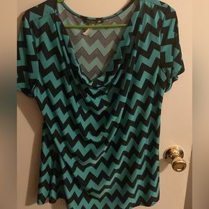 Green and black dress shirt